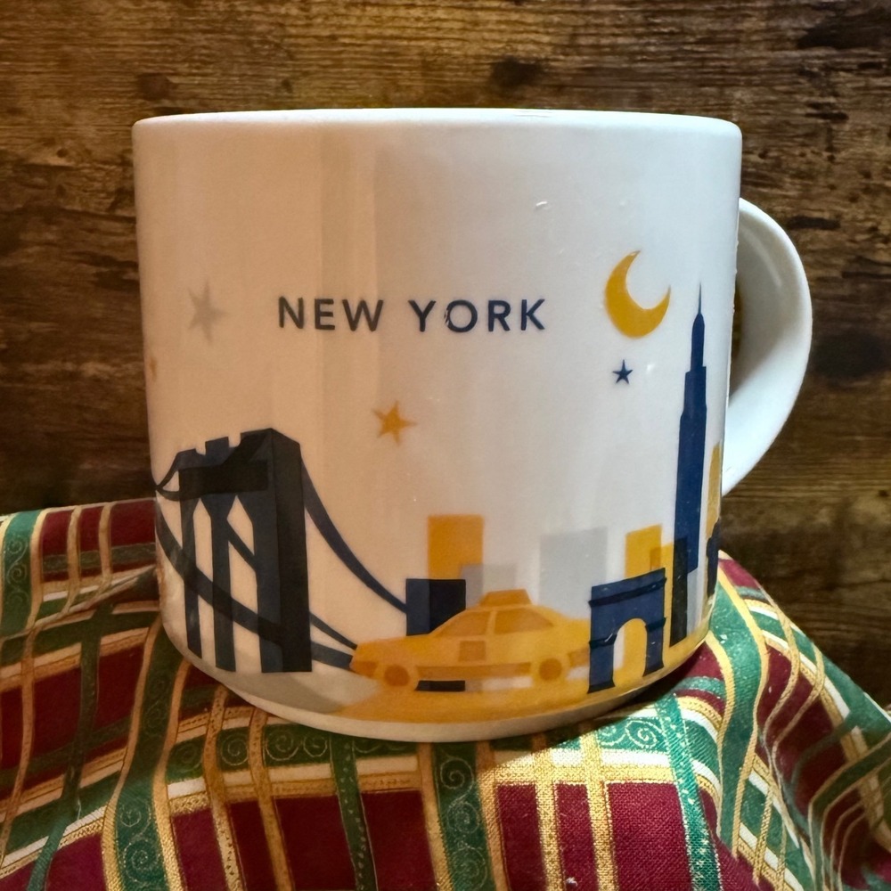 Starbucks You Are Here Collection New York Mug 14oz Skyline City Ceramic 2014